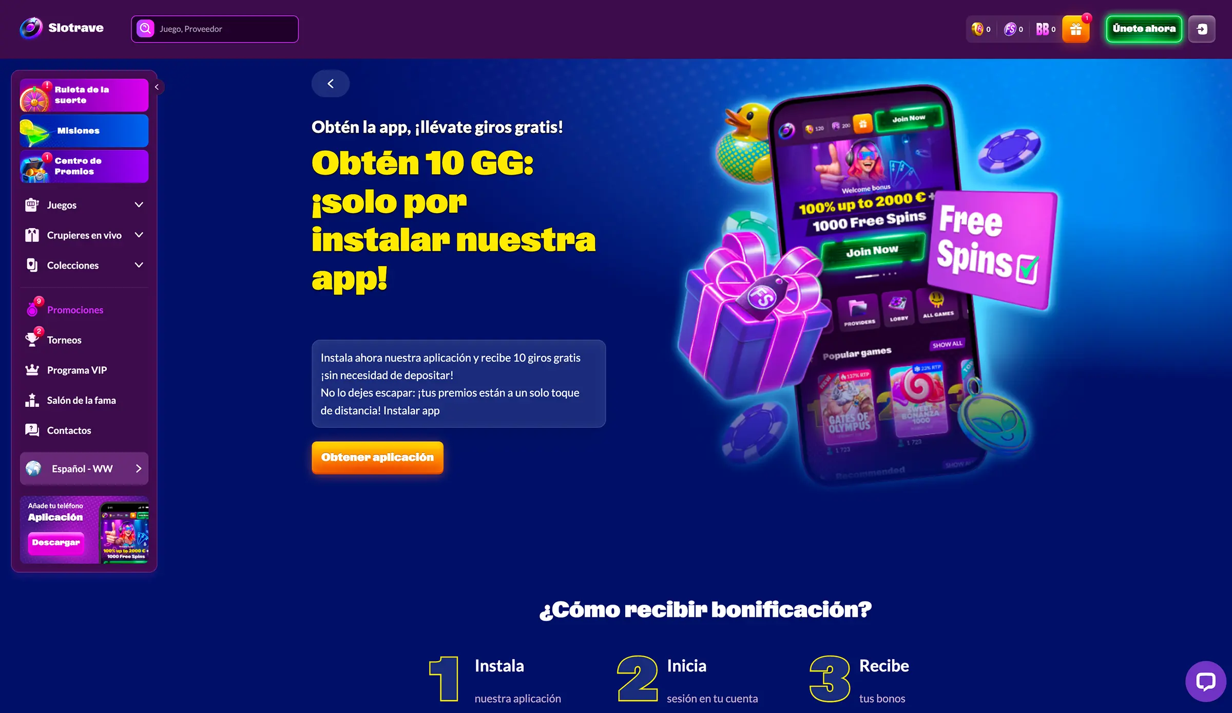 Slotrave Juegos para Móviles